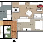 Pronajměte si 3 ložnic/e byt o rozloze 64 m² v Opava