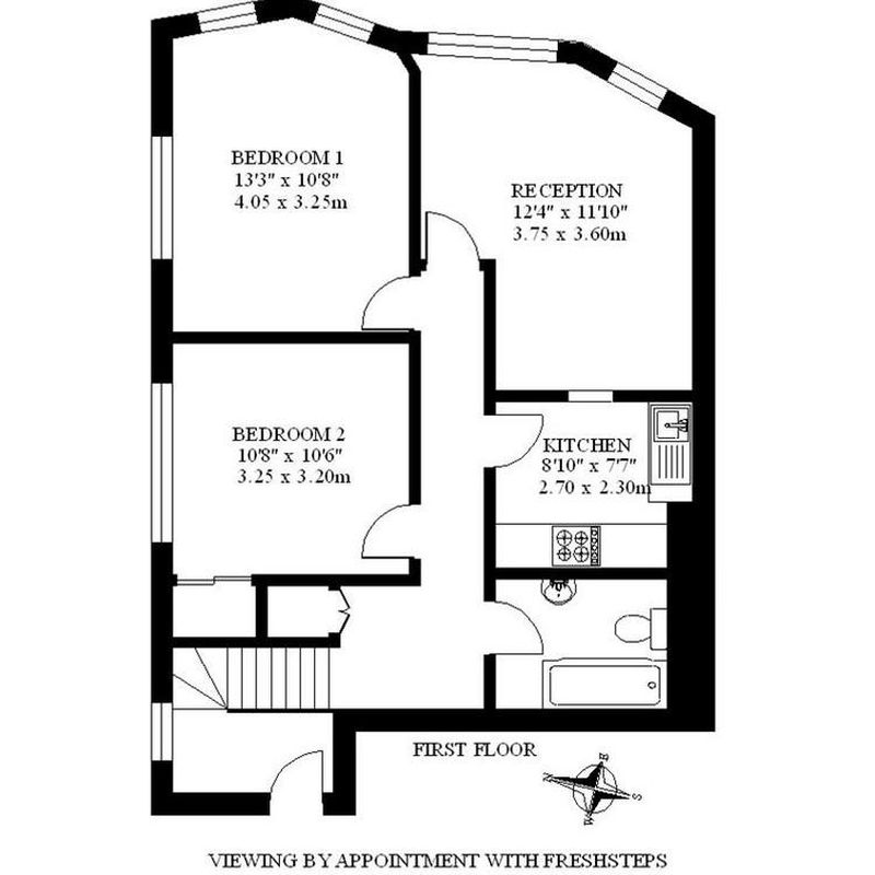 2 bedroom flat to rent Kilburn