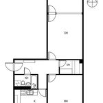 Rent 2 bedroom apartment of 61 m² in Lohja