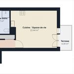 Rent 1 bedroom apartment of 36 m² in Herblay-sur-Seine