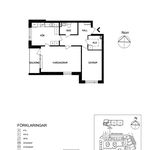 Rent 2 bedroom apartment of 63 m² in Gävle
