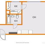 Rent 1 bedroom apartment of 32 m² in Joensuu
