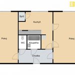 Rent 1 bedroom apartment of 51 m² in Kralupy nad Vltavou