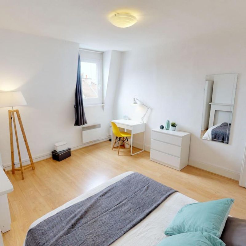 Splendid double bedroom in well-linked Wazemmes Lille