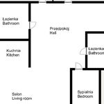 Rent 4 bedroom apartment of 76 m² in Krakow