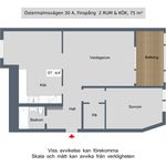 Rent 2 bedroom apartment of 75 m² in Finspång