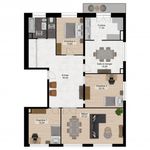 Rent 5 bedroom apartment of 134 m² in Hettange-Grande