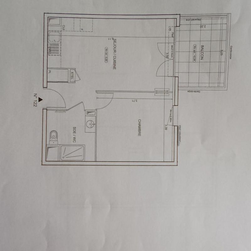 Location appartement  pièce GRASSE 41m² à 713.55€/mois - CDC Habitat