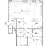 Appartement de 100 m² avec 2 chambre(s) en location à Waver