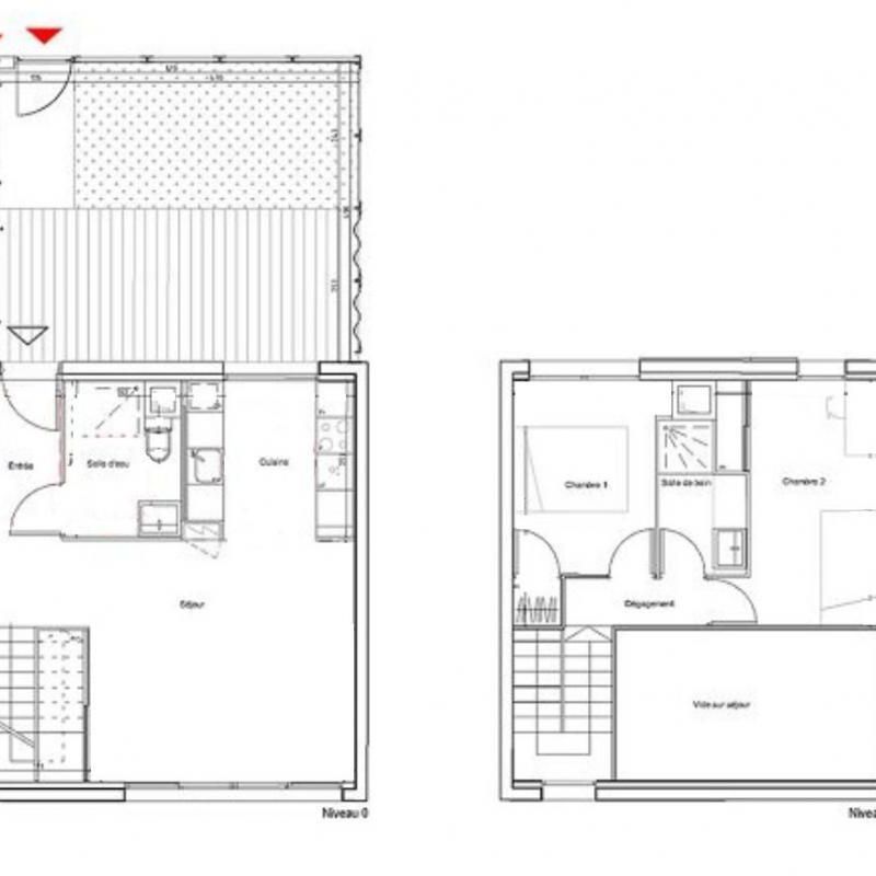 Appartement - 3 pièces - 64 m² - Cornebarrieu