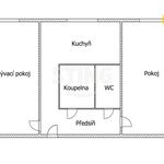 Pronajměte si 2 ložnic/e byt o rozloze 2 m² v Hodonín