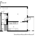 Rent 2 bedroom apartment of 61 m² in Jamppa,