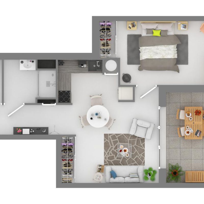 Location appartement  pièce COGOLIN 44m² à 668.57€/mois - CDC Habitat