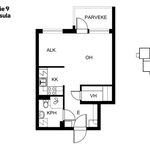 Rent 1 bedroom house of 33 m² in Hyrylä,