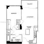 Rent 1 bedroom apartment of 740 m² in Miami Beach