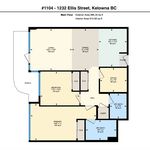 2 bedroom apartment of 1065 sq. ft in Kelowna