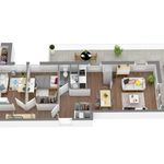 Appartement de 82 m² avec 4 chambre(s) en location à Roubaix