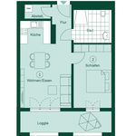 Miete 2 Schlafzimmer wohnung von 69 m² in Cologne