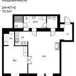 Rent 2 bedroom apartment of 70 m² in Helsinki