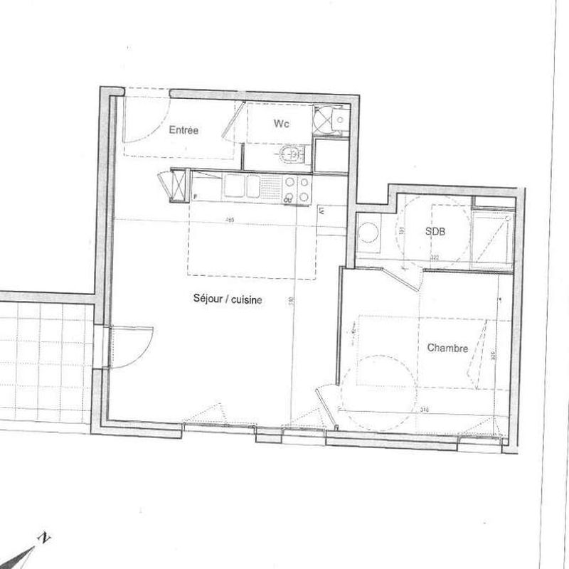 Location appartement 2 pièces 44 m² Caluire-Et-Cuire (69300)