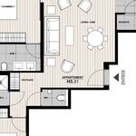 Appartement de 90 m² avec 2 chambre(s) en location à Forest