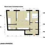 Pronajměte si 3 ložnic/e byt o rozloze 61 m² v Radnice