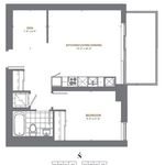 1 bedroom apartment of 538 sq. ft in Ontario