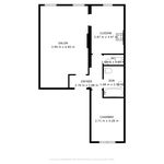 Rent 1 bedroom apartment of 65 m² in Ciney
