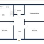 Rent 3 bedroom apartment of 71 m² in Västerhaninge