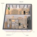 Appartement de 12 m² avec 2 chambre(s) en location à Ivry-sur-Seine