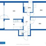 Rent 3 bedroom apartment of 60 m² in Savonlinna