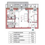 Rent 2 bedroom apartment of 36 m² in Gniezno