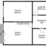 Rent 2 bedroom apartment of 47 m² in Wrocław