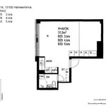 Rent 1 bedroom apartment of 31 m² in Hämeenlinna