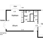 Rent 2 bedroom apartment of 92 m² in Hedehusene