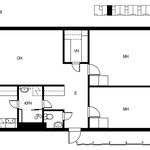 Rent 3 bedroom apartment of 73 m² in Helsinki