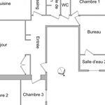 Appartement de 97 m² avec 4 chambre(s) en location à Lyon