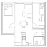 Wynajmij 3 sypialnię apartament z 48 m² w Wroclaw