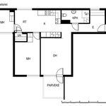 Rent 3 bedroom apartment of 66 m² in Helsinki