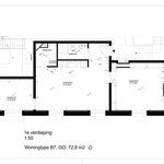 Rent 3 bedroom apartment of 71 m² in Schiedam