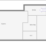 Appartement de 26 m² avec 2 chambre(s) en location à Aigrefeuille-sur-Maine