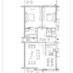 Appartement de 110 m² avec 2 chambre(s) en location à Woluwe-Saint-Pierre