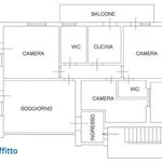 Affitto 4 camera appartamento di 92 m² in Rome