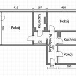 Rent 3 bedroom apartment of 47 m² in Kraków