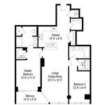 Rent 2 bedroom apartment of 1121 m² in Chicago