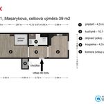 Pronajměte si 1 ložnic/e byt o rozloze 39 m² v Usti Nad Labem