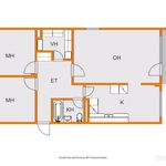 Rent 3 bedroom apartment of 78 m² in Lappeenranta