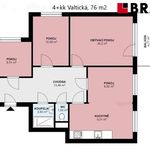 Rent 4 bedroom apartment of 76 m² in Brno