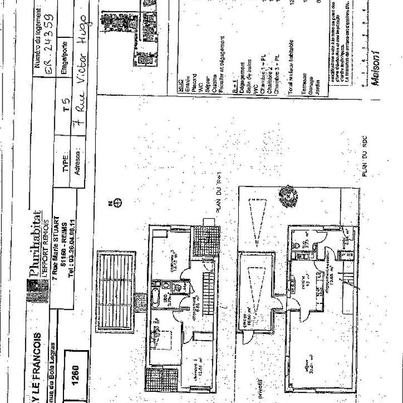 Location maison à VITRY-LE-FRANCOIS, 51300 avec 5 pièces , ER.24359 - Plurial Novilia