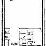Vuokraa 1 makuuhuoneen asunto, 31 m² paikassa Kerava